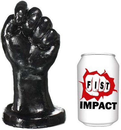 Gangbangster - Simply Fist - Buttplug - 18 x 9,1 cm - PVC - Zwart