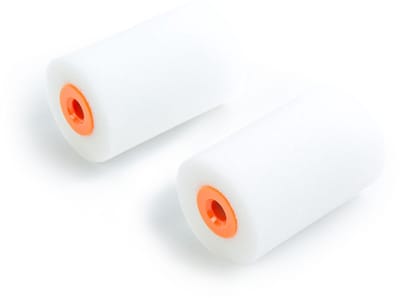 Verfroller Schuim Hoge Dichtheid – Lak En Verfroller Voor Hout – 50 Mm Breed – Voor Watergedragen En Olieverf – Glad En Bubbelloos Resultaat – Wit – 2 Stuks [11188C]