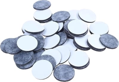Set van 24 Zelfklevende Vilten Schuivers voor Meubels - Krasbestendige Vloerbeschermers 2 cm voor Parket en Tegels