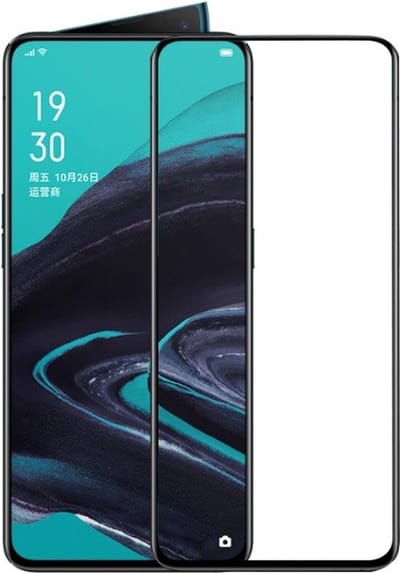 Full Cover Glass Screen Protector for OPPO Reno 2 _ Black