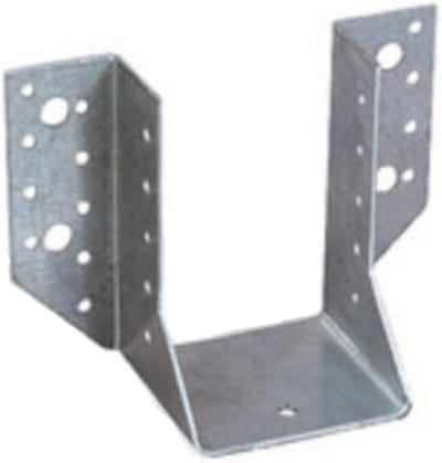 Balkschoenen buiten - Verzinkte steunen - Balken verbinden - Made in Germany - 140 x 180 mm - Zilver