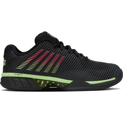 K-SWISS Tennisschoenen Hypercourt Express 2 Black/soft Neon Green/neon Lava Mens 41