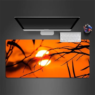 XXL Muismat - Bureauonderlegger Bureau Pad - Kantoor en Gaming - Antislip Rubberen Basis - 100 x 50 cm