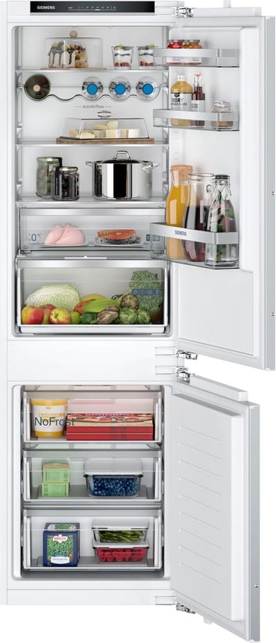 Siemens KI86NVFE0 - iQ300 - Inbouw koel-vriescombinatie - 177.2 cm x 54.1 cm - noFrost: nooit meer je vriezer ontdooien - hyperFresh: de extra ruime vershoudlade voor groente en fruit