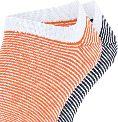 Esprit Allover Stripe 2-Pack duurzaam slijtvast katoen multipack sneakersokken enkelsokken heren veelkleurig - maat 39-42