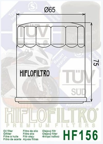 Filtre à huile Hiflofiltro pour Moto KTM 640 Supermoto 1999 à 2007 Neuf