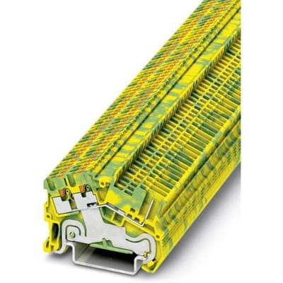 Phoenix Contact 3214725 Aardklem 3-etages 3.5 mm Snelaansluiting Groen, Geel 50 stuk(s)