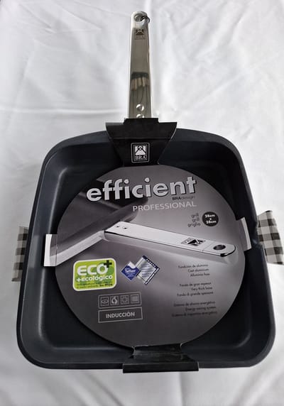 Pintinox efficient steakpan vierkant 28 cm