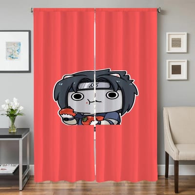 Interieur Keukengordijnen voor Woonkamer 2 Stuks Verduisterende Gordijnen Deurgordijn N-naruto-o Slaapkamerdecoratie Afscheiding W50xH70cmx2pcs-CL gray