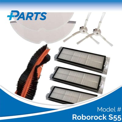 Roborock S55 Onderhoudsset (Plus.Parts® alternatief voor 8.02.0068)