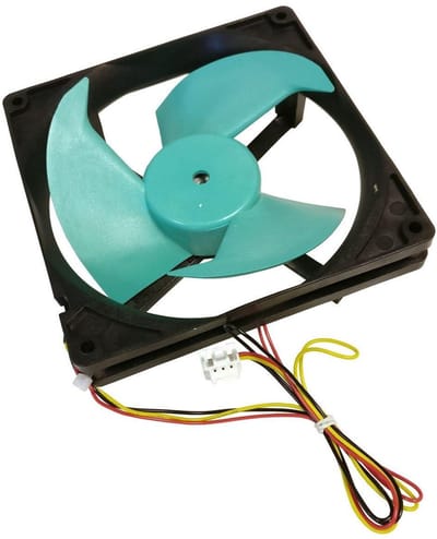 Ventilator Vriezer - Luchtkoeling Onderdeel - Koeling Optimaliseren - Luchtgekoeld Systeem - 127 x 127 cm - Zwart