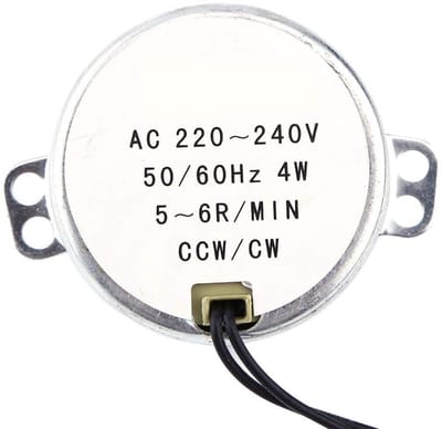 Dailygoody - Synchrone motor - 220-240V AC - Ideaal voor ventilatiesystemen - Compact formaat - Geschikt voor verwarming - Hoogwaardige motor voor div...
