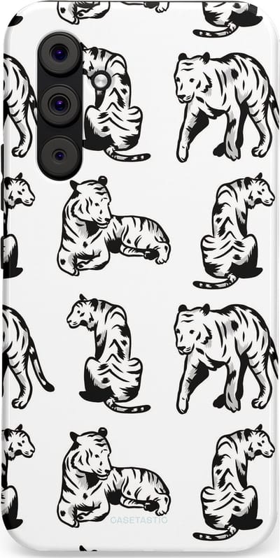 Casetastic Hoesje Geschikt voor Samsung A54 (5G) - Stijlvolle Beschermende Duo-layer Case - Schaduwroar