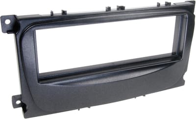 1-DIN Paneel geschikt voor Ford Mondeo /Focus / S-Max / Galaxy/ Tourneo Kleur: Zwart