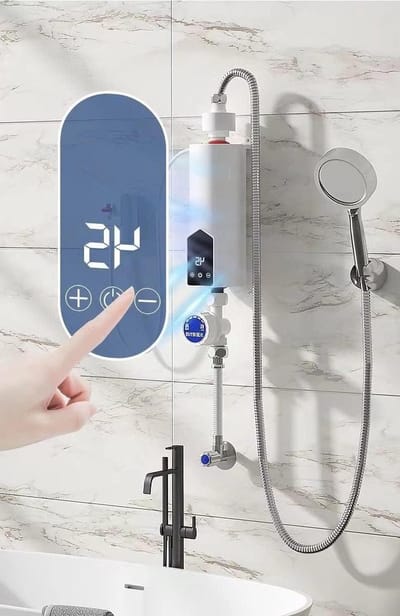 Doorstroomboiler - Directe Waterverwarmer - Direct Warm Water - AI Frequentieregeling - 2 Kilowatt - Keukenset