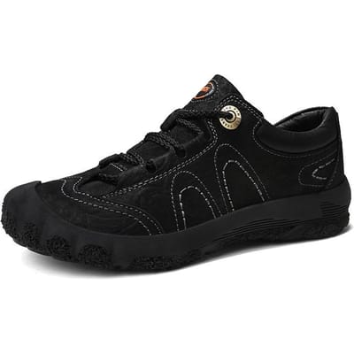 Grote Maat 46 Outdoor Casual Schoenen Heren Vintage Zakelijke Leren Schoenen Heren Echt Leren Schoenen Waterdicht Antislip Wandelschoenen 46