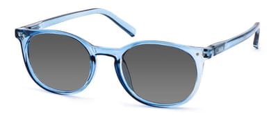 Vista Bonita GAFA – Zonneleesbril UV400 – Sterkte +0.50 – Kleur Kelim Blue – Klein trendy model – Uitstekende lensen – Ovale pasvorm – Flexveren - Inclusief bijpassende etui en doekje