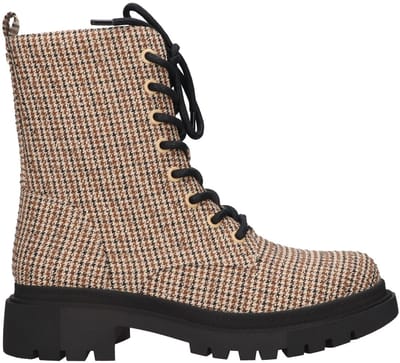 La Strada Bootie Beige Textiel - Damesschoenen - Maat - 39