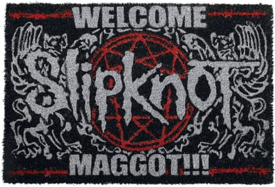 Slipknot Welcome Maggot Unisex Deurmat - zwart/wit/rood - Standard