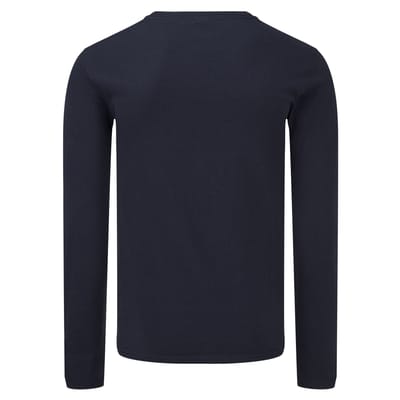 Fruit of the Loom Heren Iconic 150 Classic T-shirt met lange mouwen (Deep Navy)