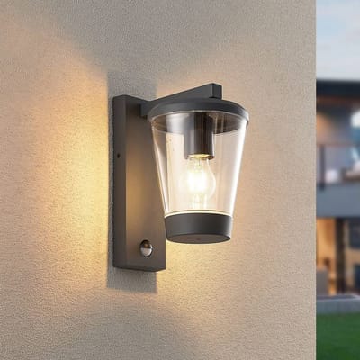 TRIO CAVADO - Wandlamp - Antraciet - excl. 1x E27 4 W - - Buitenverlichting - IP44