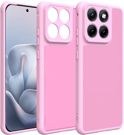 Coverup Hoesje - Geschikt voor Motorola Edge 70 Fusion Hoesje - Coverup Mat Transparante Back Cover met Camera Cover - Roze