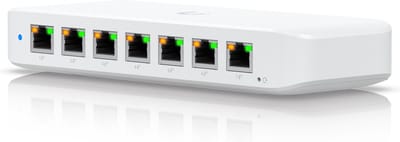 Ubiquiti UniFi USW-Ultra - Netwerkswitch - 8 Gigabit Ethernet Poorten - Power over Ethernet (POE) - Wit