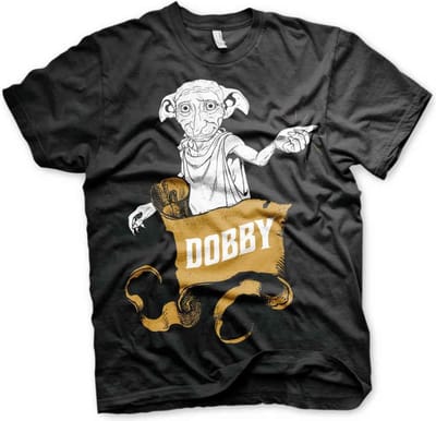 Harry Potter Dobby Heren T-shirt - zwart - S