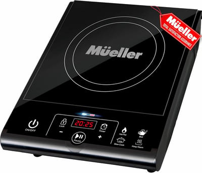 Draagbare Inductie Kookplaat 1800W met Timer en Kinderslot - LED Touch Bediening
