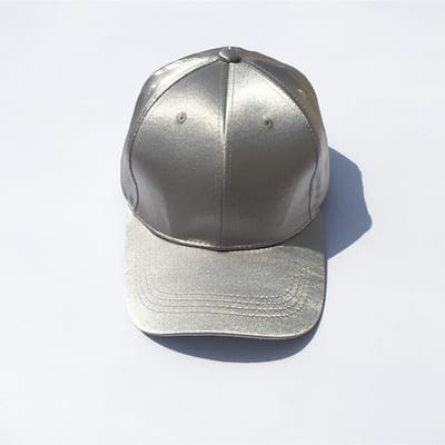 Casquette de Baseball Chapeau Femme Chapeaux d'Été Pour Femmes Hommes Satinée Vendue Casquette de Baseball Snapback Casquette Gorras Sport Casual Mode (gray,56-58cm) grise