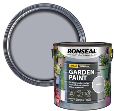 Tuinverf Kiezelsteen 2,5L - Duurzame en Waterdichte Decoratieve Verf voor de Tuin