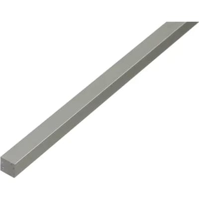 Alberts 470098 vierkante stang | aluminium, naturel | 1000 x 10 x 10 mm