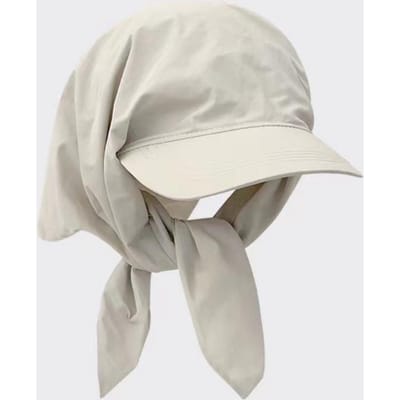 Nieuwe Hoofddoek Hoed Band Nekbescherming Zonwering Vizier Buiten Kampeerstijl Pet white