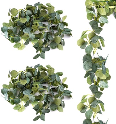 Dailygoods- Eucalyptus Slinger 1,8m - Kunstmatige Eucalyptus Tak - Waterdicht - Decoratie voor Bruiloften - Buitentafels - Huisdecoraties - Decoratieslinger