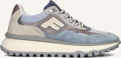 Floris Van Bommel Sfm-10238 De Gripper Sneakers - Textiel - Heren - Blauw - Maat 46⅔