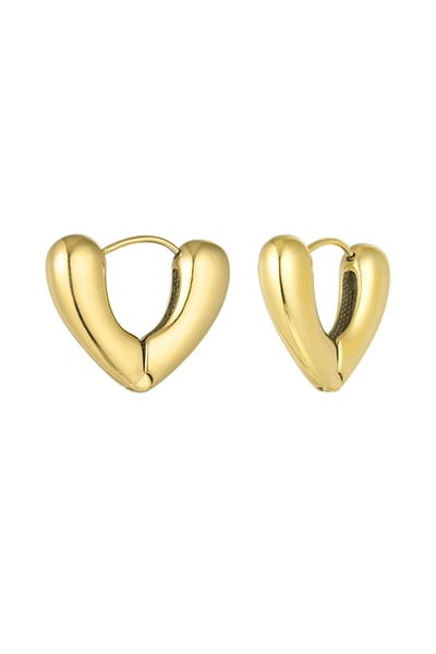 Bijoutheek Oorringen V Shape Goud