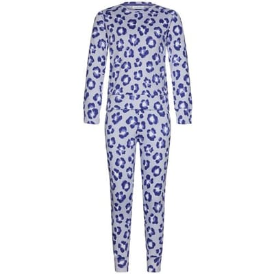 Rebelle Pyjama - Leopard Lilac - Katoen - Interlock - Lila - Maat 104