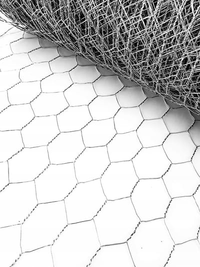 Betafence - Hexagonaal Tuingaas - Verzinkt - 0,5m x 5m - Drut ocynk + PES