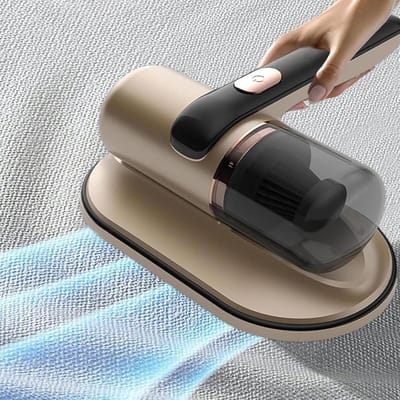 Draadloze Handreiniger - Matras Stofzuiger - Huis Reinigen - Krachtige Zuigkracht - 10kPa Zuigkracht - Goud
