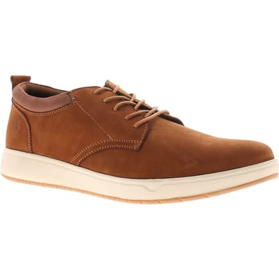 Hush Puppies Heren Veterschoenen Bowen Nubuck Leer Tan