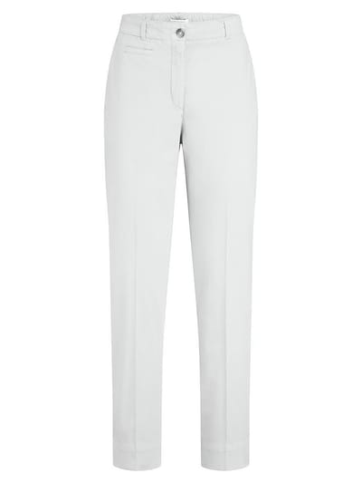 Enkellange broek Van Peter Hahn grijs