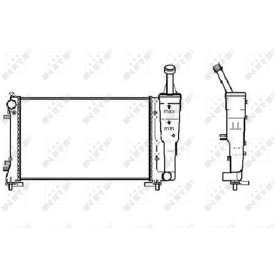 Radiator, motorkoeling Economy Class NRF 53247A