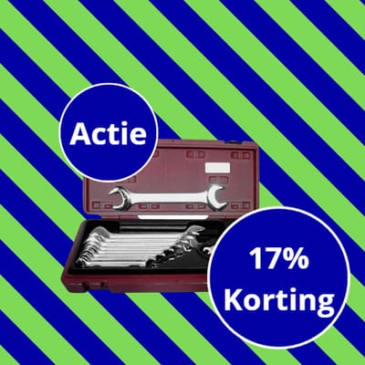 Steeksleutelset, 11 delig, diverse maten, Seneca