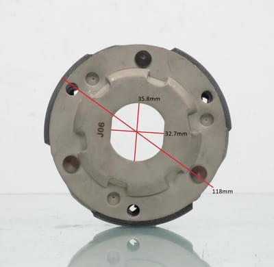 rms koppelingsplaat voor malaguti 125 madison scooter 1999 tot 2001 nieuw