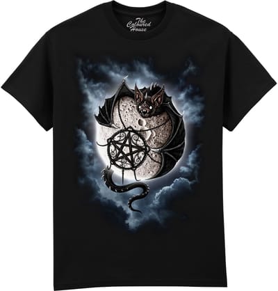 Vleermuis Full Moon Bat The Coloured House T-shirt M