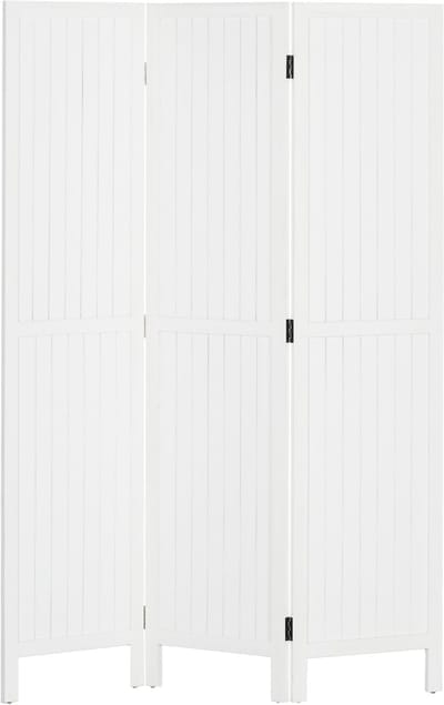 HOMCOM-Kamerscherm-Paulowniahout-120x170x1,8cm-Wit