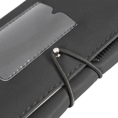 9 STKS Modieuze Kapperskam Met Tas Haarstyling Gereedschap Kit(Zwart) gray