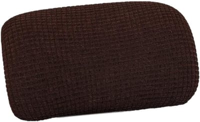 Waterdichte Stretch Hoofdkussenhoes voor Gaming Stoel, Elastische Vervangingshoes voor Computerstoel, Donkerbruin Kleur, Bescherming tegen Vlekken en Slijtage