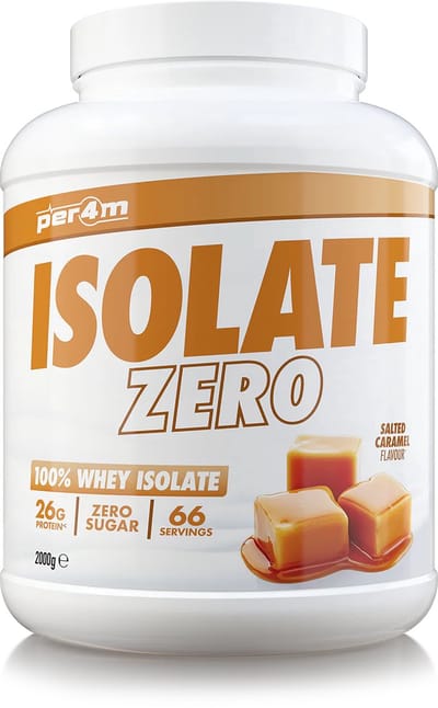 Per4m Whey Isolate Zero (2000g) Salted Caramel - Eiwitten - Wei-eiwit isolaat