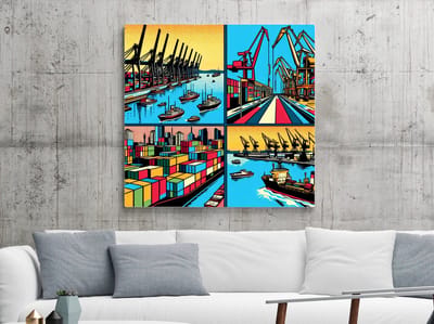 Kunstprint | Wanddecoratie | Dibond | 30 × 30 cm